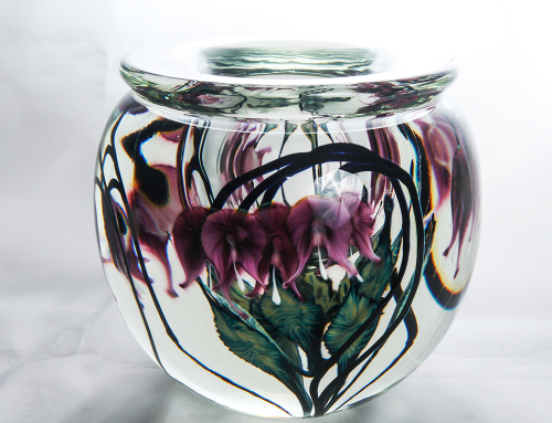 Purple Bleeding Heart Bowl