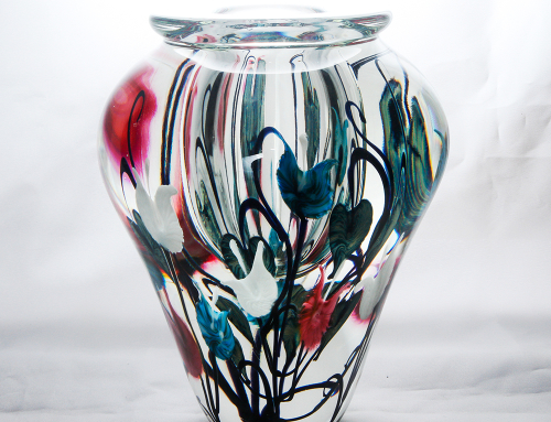 Multicolor Bleeding Heart Vase